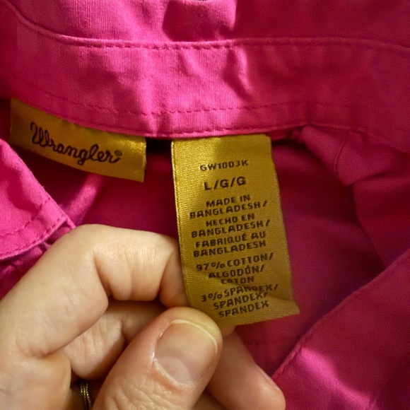 Wrangler Girls Button-Down Shirt - Picture 5 of 5